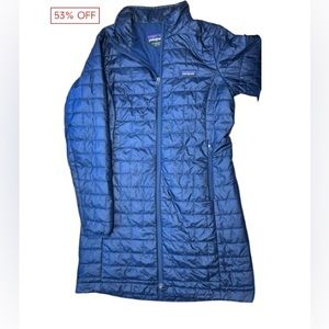 WOMEN'S M - BLUE PATAGONIA NANO PUFF PARKA